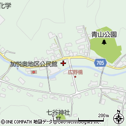 京都府与謝郡与謝野町加悦奥287周辺の地図