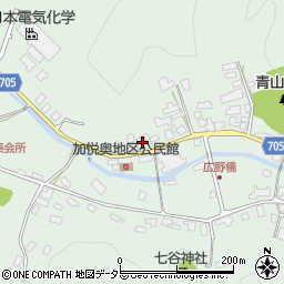 京都府与謝郡与謝野町加悦奥275周辺の地図