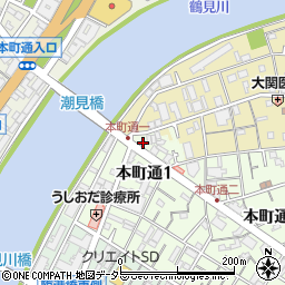 毎日新聞細谷新聞店周辺の地図