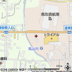 鳥取県東伯郡琴浦町逢束56周辺の地図