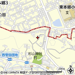 神奈川県横浜市神奈川区菅田町430周辺の地図