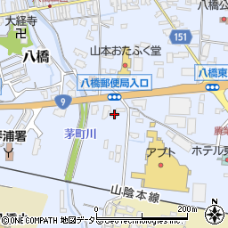 鳥取県東伯郡琴浦町八橋389周辺の地図