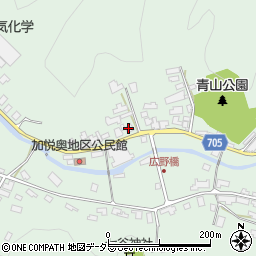 京都府与謝郡与謝野町加悦奥251周辺の地図