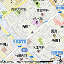 鳥取　おやこ劇場周辺の地図