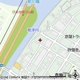 日陸整備株式会社　第２工場周辺の地図