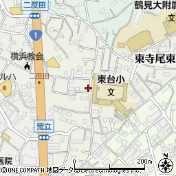 東寺尾東台駐車場周辺の地図