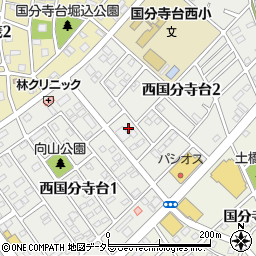 千葉県市原市西国分寺台周辺の地図