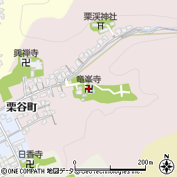 竜峯寺周辺の地図