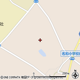 鳥取県大山町（西伯郡）新坪田周辺の地図