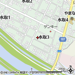 福井県小浜市水取3丁目周辺の地図