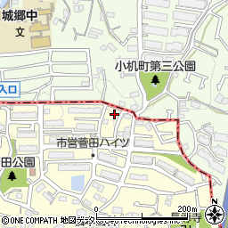 神奈川県横浜市神奈川区菅田町1652周辺の地図