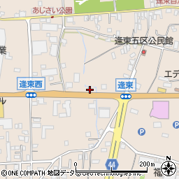 鳥取県東伯郡琴浦町逢束1060周辺の地図