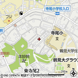 神奈川県横浜市鶴見区東寺尾2丁目19周辺の地図
