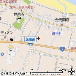 鳥取県東伯郡琴浦町逢束505周辺の地図