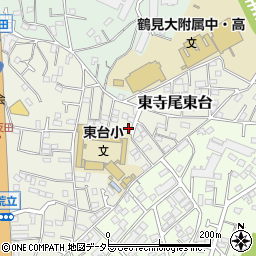 神奈川県横浜市鶴見区東寺尾東台11-16周辺の地図