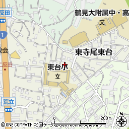 神奈川県横浜市鶴見区東寺尾東台11-2周辺の地図