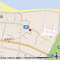 鳥取県東伯郡琴浦町逢束27-1周辺の地図