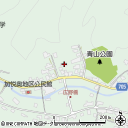 京都府与謝郡与謝野町加悦奥242周辺の地図