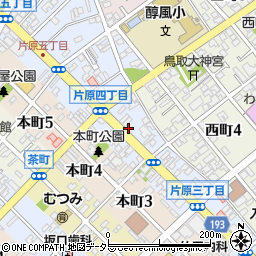 鳥取県鳥取市片原4丁目周辺の地図