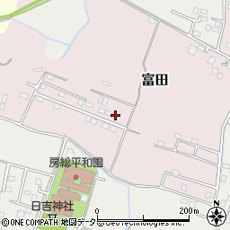 千葉県大網白里市富田2053周辺の地図