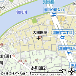 潮田一丁目町会会館周辺の地図