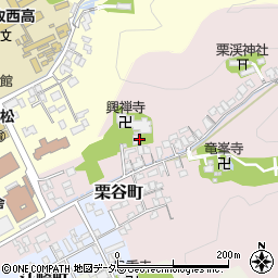 鳥取県鳥取市栗谷町周辺の地図