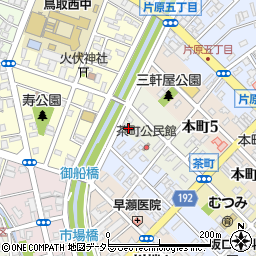 鳥取県鳥取市茶町304周辺の地図