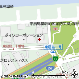 安田倉庫株式会社　東扇島営業所周辺の地図