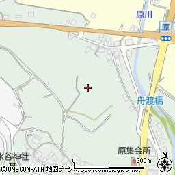鳥取県東伯郡湯梨浜町原周辺の地図