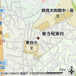 神奈川県横浜市鶴見区東寺尾東台11周辺の地図