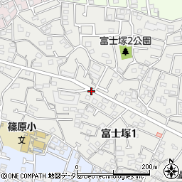 東京ガス富士塚整圧器室周辺の地図