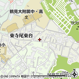 神奈川県横浜市鶴見区東寺尾東台18-57周辺の地図