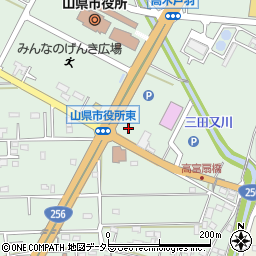 トヨタカローラネッツ岐阜山県店周辺の地図