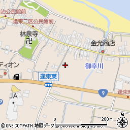 鳥取県東伯郡琴浦町逢束522周辺の地図