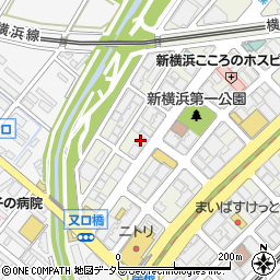 ピュアフィールド新横浜周辺の地図