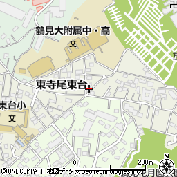 神奈川県横浜市鶴見区東寺尾東台16-30周辺の地図