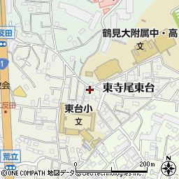 神奈川県横浜市鶴見区東寺尾東台11-7周辺の地図