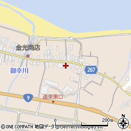 鳥取県東伯郡琴浦町逢束145周辺の地図