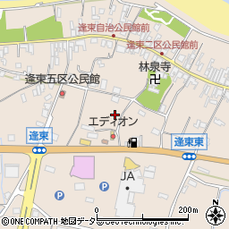 鳥取県東伯郡琴浦町逢束758周辺の地図