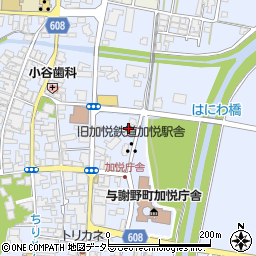 与謝野町商工会加悦支所周辺の地図