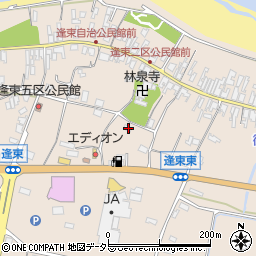 鳥取県東伯郡琴浦町逢束718周辺の地図