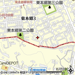 東本郷第六公園周辺の地図