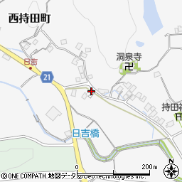 島根県松江市西持田町819周辺の地図