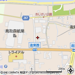 鳥取県東伯郡琴浦町逢束1078-16周辺の地図