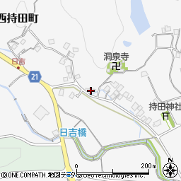島根県松江市西持田町868周辺の地図