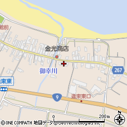 鳥取県東伯郡琴浦町逢束203周辺の地図