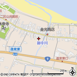 鳥取県東伯郡琴浦町逢束538周辺の地図