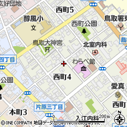 鳥取県鳥取市西町4丁目114周辺の地図
