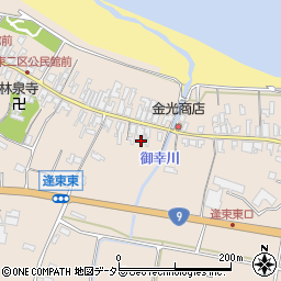 鳥取県東伯郡琴浦町逢束537周辺の地図