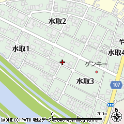 福井県小浜市水取周辺の地図